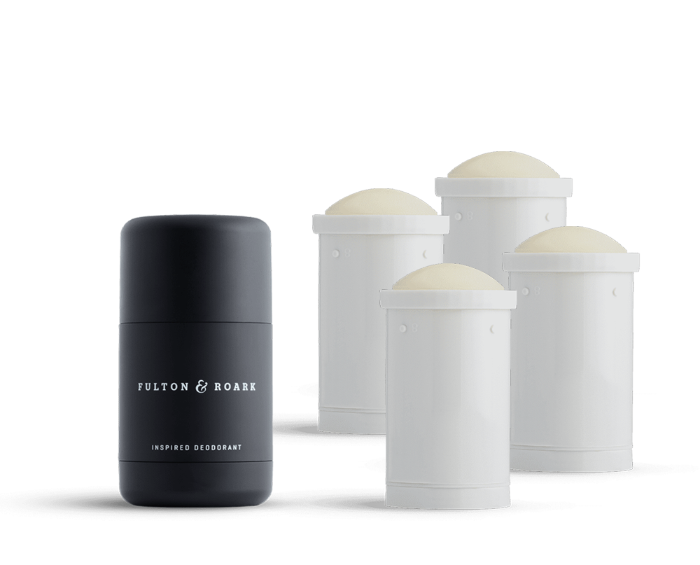 Deodorant with 4 refills